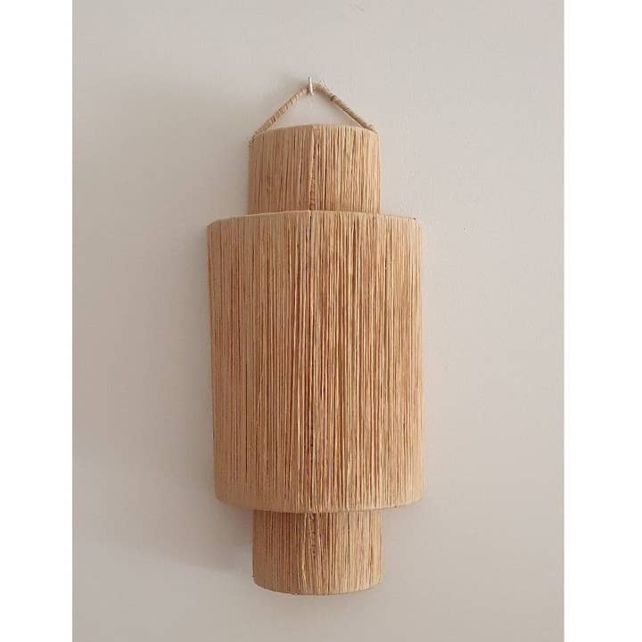 Raffia væglampe | væglampe I Vægdekoration I Sconce for engroshandel hos libitiishop