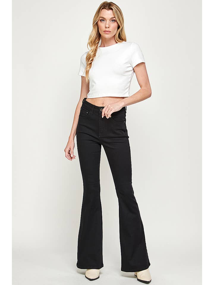 Branco I1320HF - Branco - Jeans Flare de Cintura Alta para venda a revendedores na Faire15