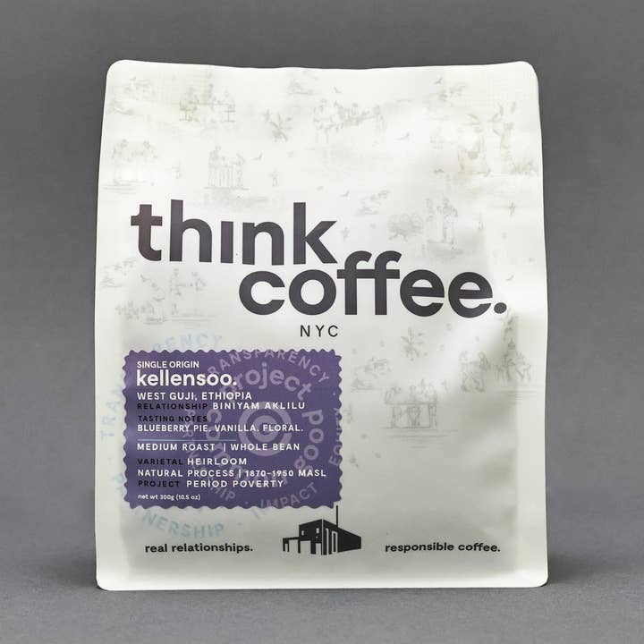 Think Coffee - Wholesale Coffee Beans - 10.5 oz Kellensoo, Ethiopia Single Origin Coffee0