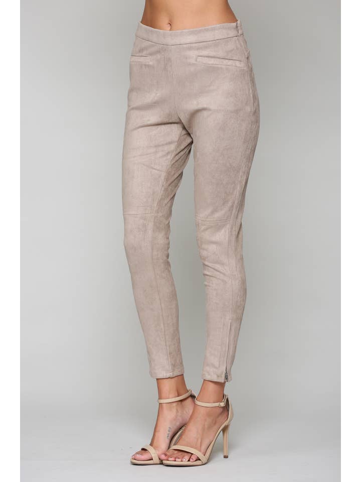 Joh Apparel - Wholesale Pants - Women's - Ariel Stretch Suede Pant
