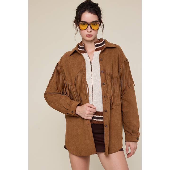 Westerse stijl camel kleur franjes puntjas voor wholesale door Sky to Moon