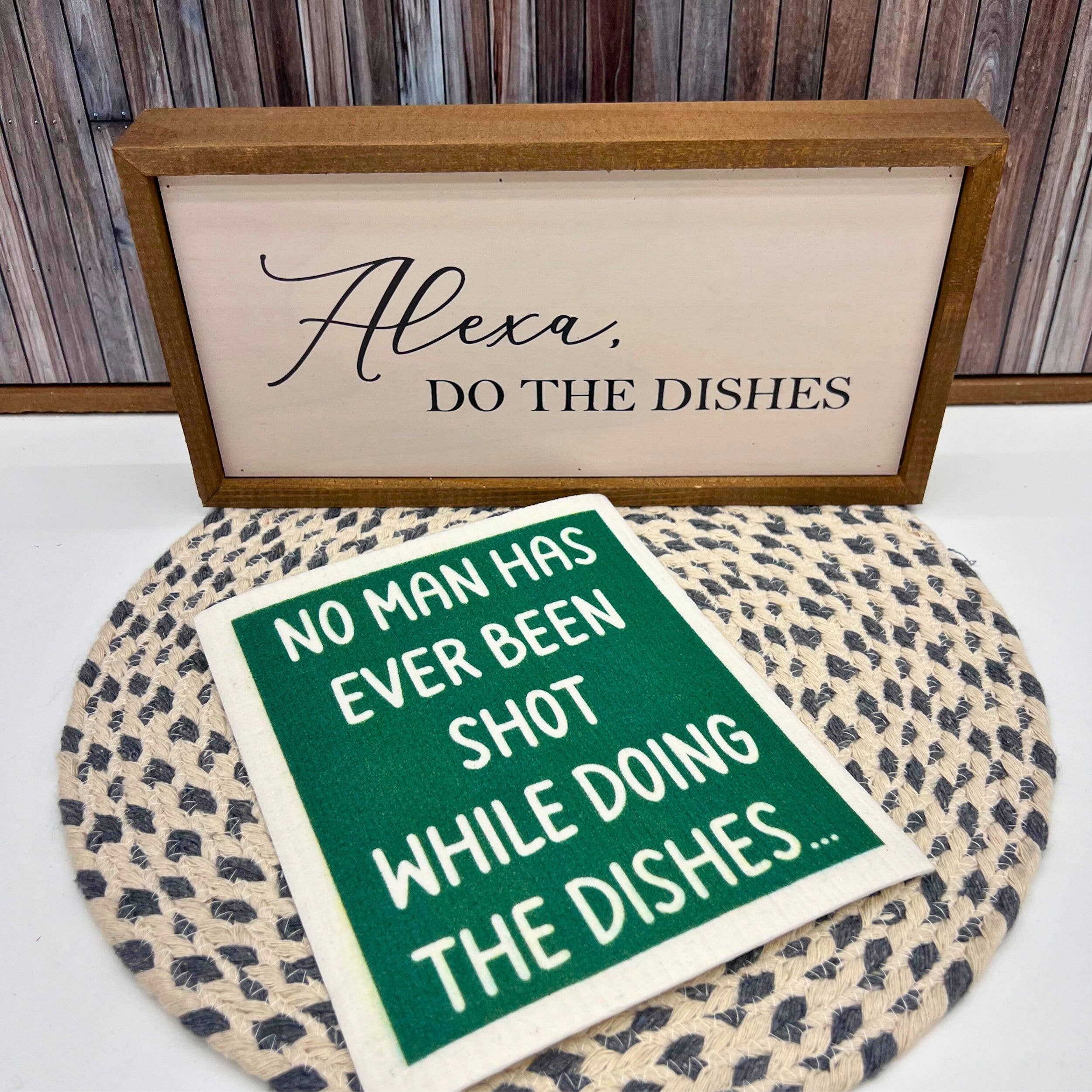 Driftless Studios - Wholesale Dishcloth - Shot While Doing The Dishes Funny Swedish Dishcloths - Gifts3