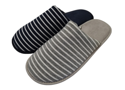 MB SMERWICK SA - Wholesale Slippers - Men's - STRIPES INDOOR SLIPPER - 2 COL. - T.41/46 - MBS031260