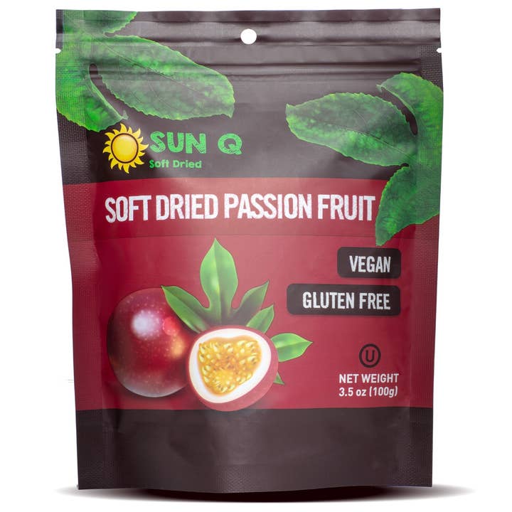 SQRL - Wholesale Dried/Dehydrated Fruit - SUN Q SOFT DRIED PASSION FRUIT