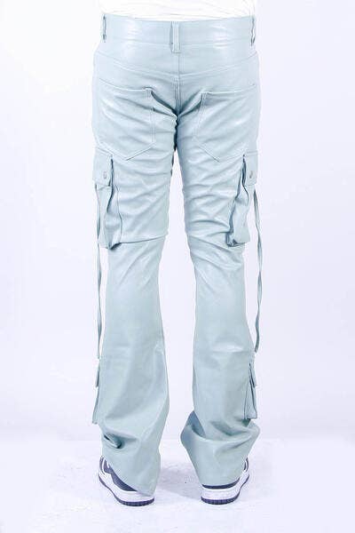 Cooper 9 - Wholesale Pants – Men's - 535 Street Leather Stack Cargo Sage2