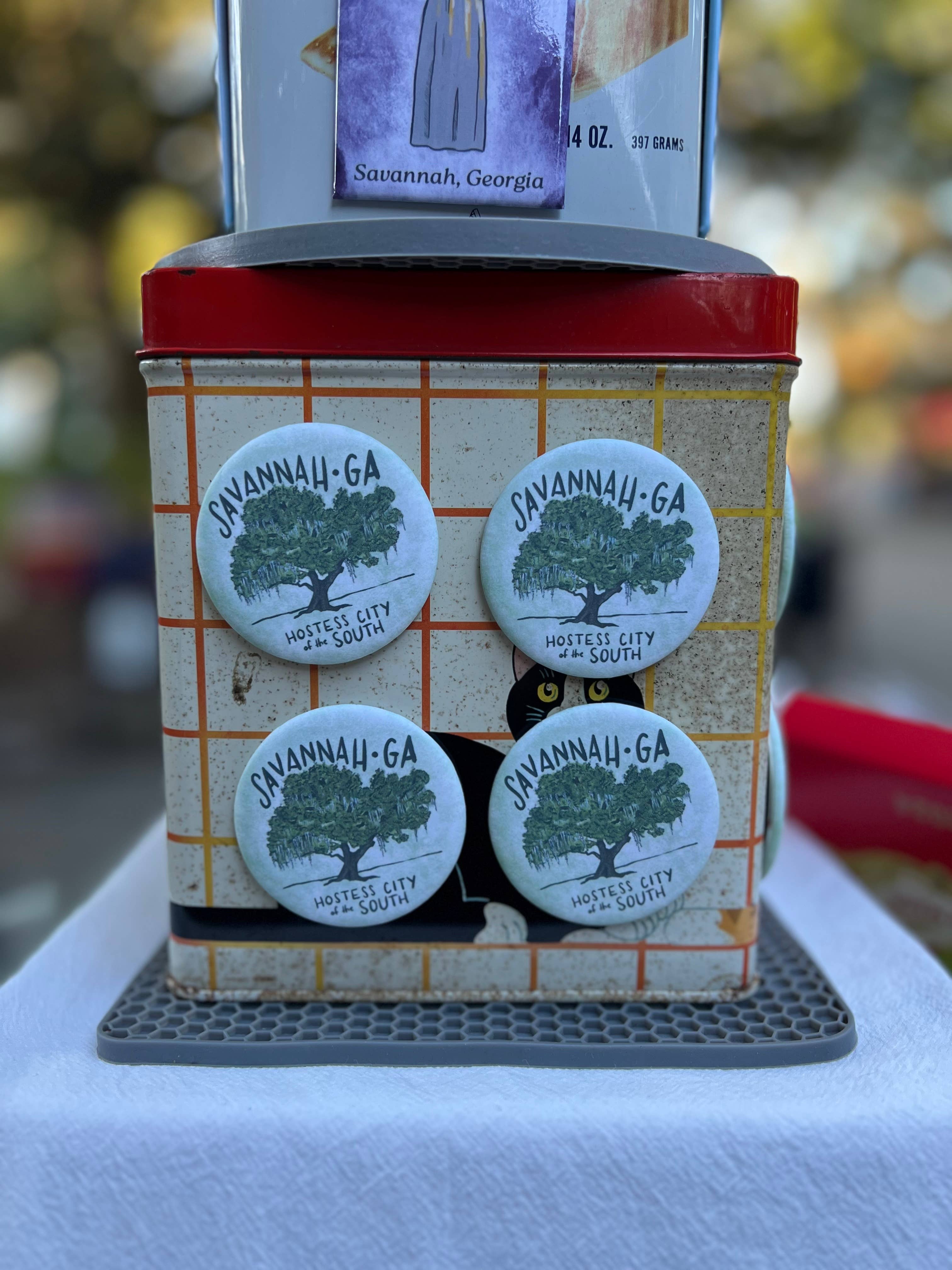 L. R. Fern - Wholesale Magnet - Savannah Hostess City Fridge Magnet2