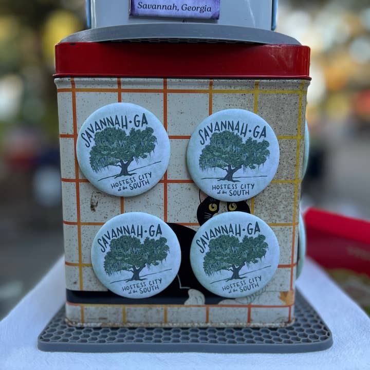 L. R. Fern - Wholesale Magnet - Savannah Hostess City Fridge Magnet2