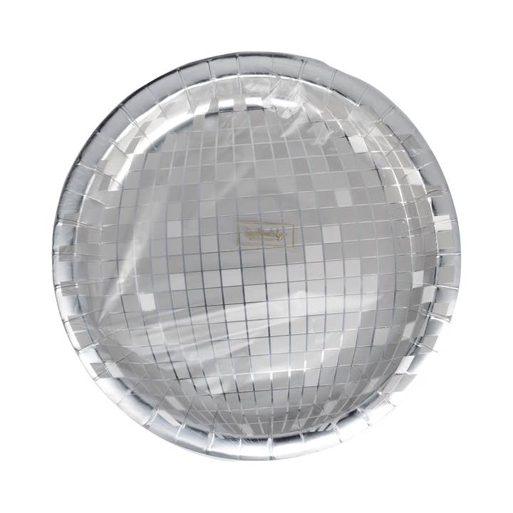 My Mind’s Eye - Wholesale Disposable Plate - SSC1141 - Silver Disco 9" Plate1