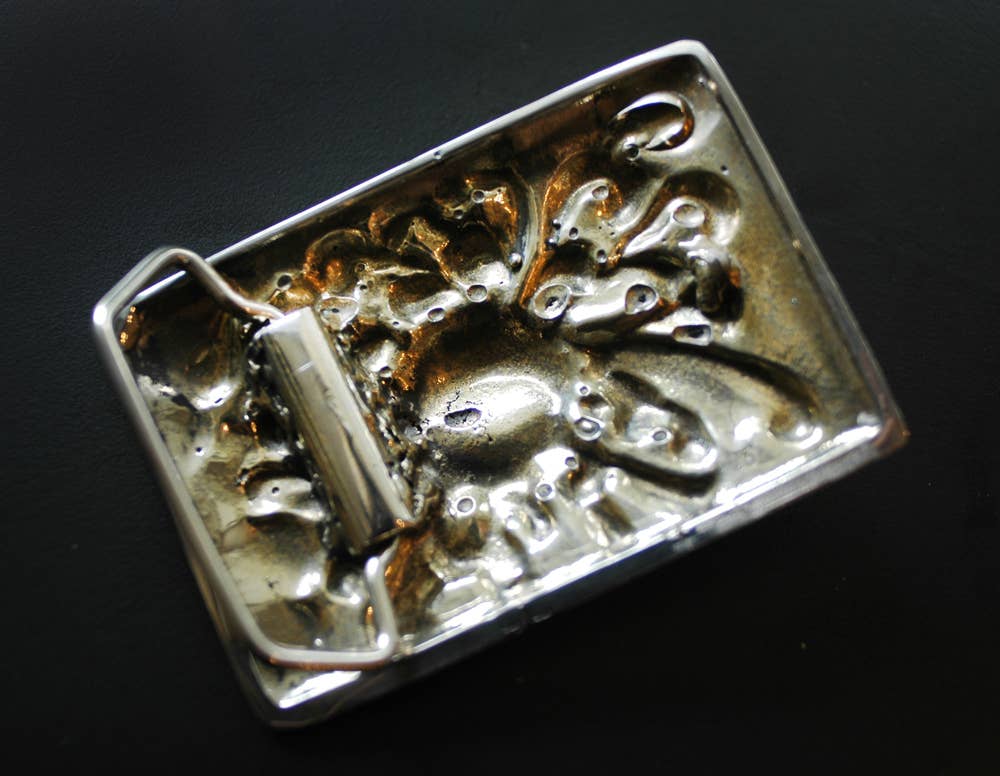 Hi Octane | SilverBotanica - Wholesale Belt Buckle - Unisex - Mum Blossom Belt Buckle1