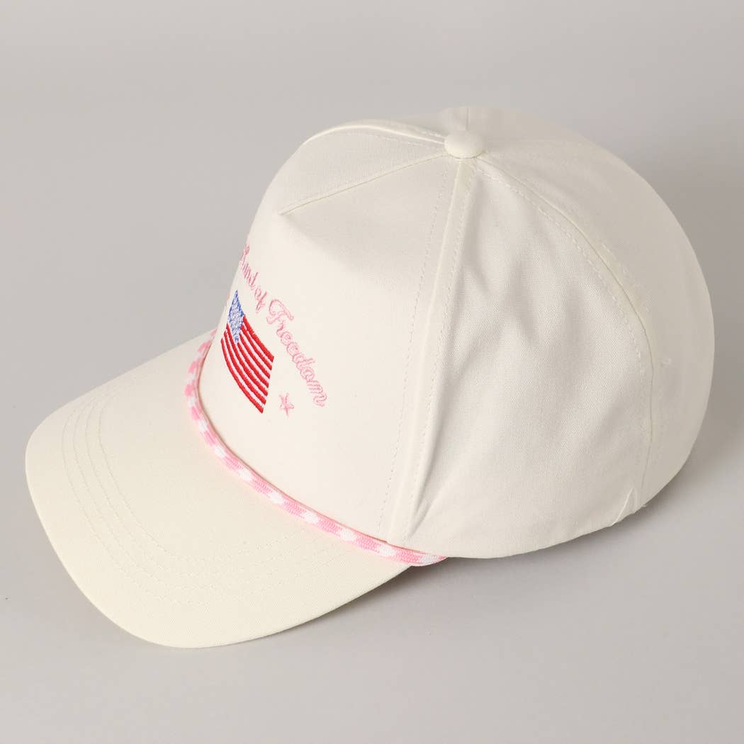 Fashion City - Wholesale Trucker Hat - Unisex - The Land of Freedom Flag Embroidered Trucker Hat10