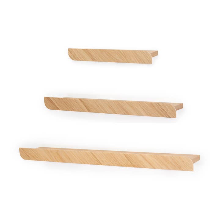 Cielo sæt med tre hylder · L+M+S eg for engroshandel hos Woodendot