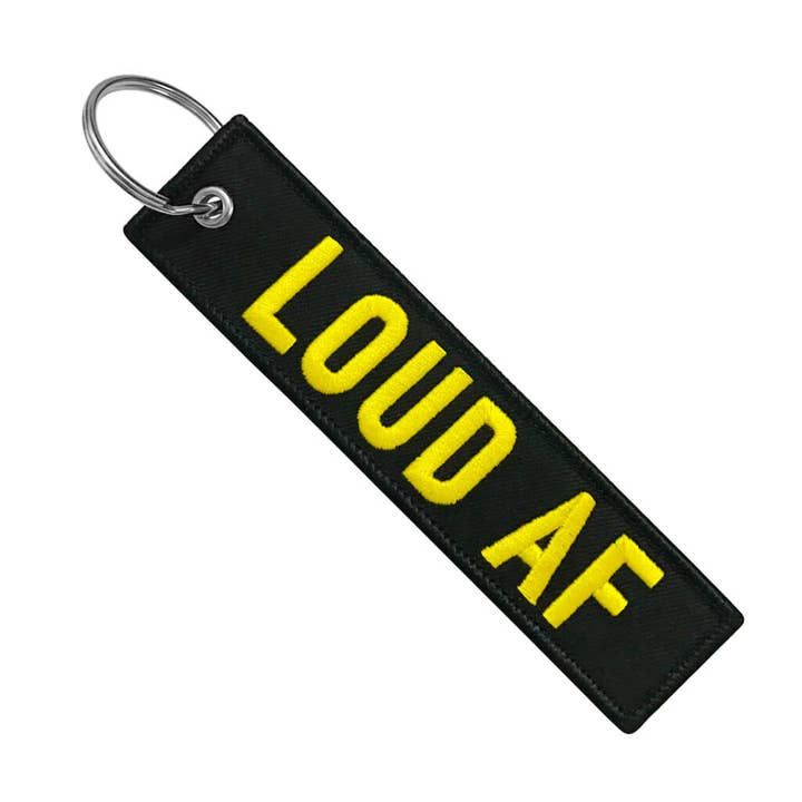 LOUD AF - Motorcycle Keychain for wholesale by Moto Loot