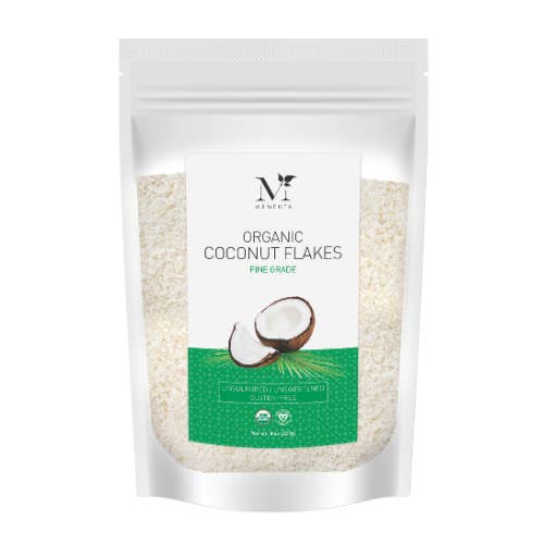 Flocons de noix de coco biologiques - Qualité fine | Taille de 6 caisses pour la vente par Mementa Inc.
