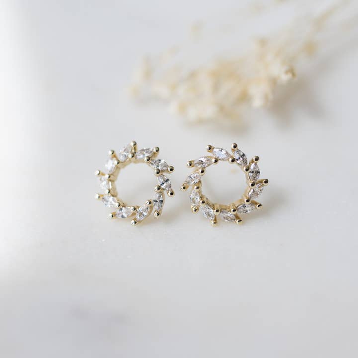 Solara Ring Studs for wholesale by Glee Jewelry