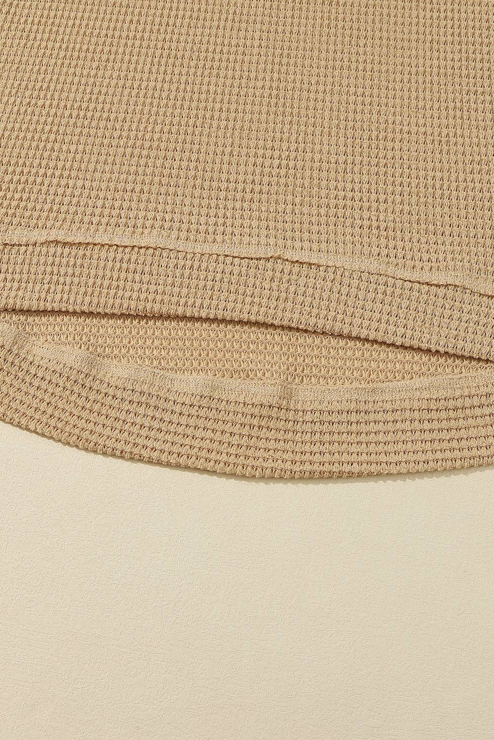 Lovesoft - Venta al por mayor Túnica - Mujer - Top extragrande de punto gofrado con aberturas altas29