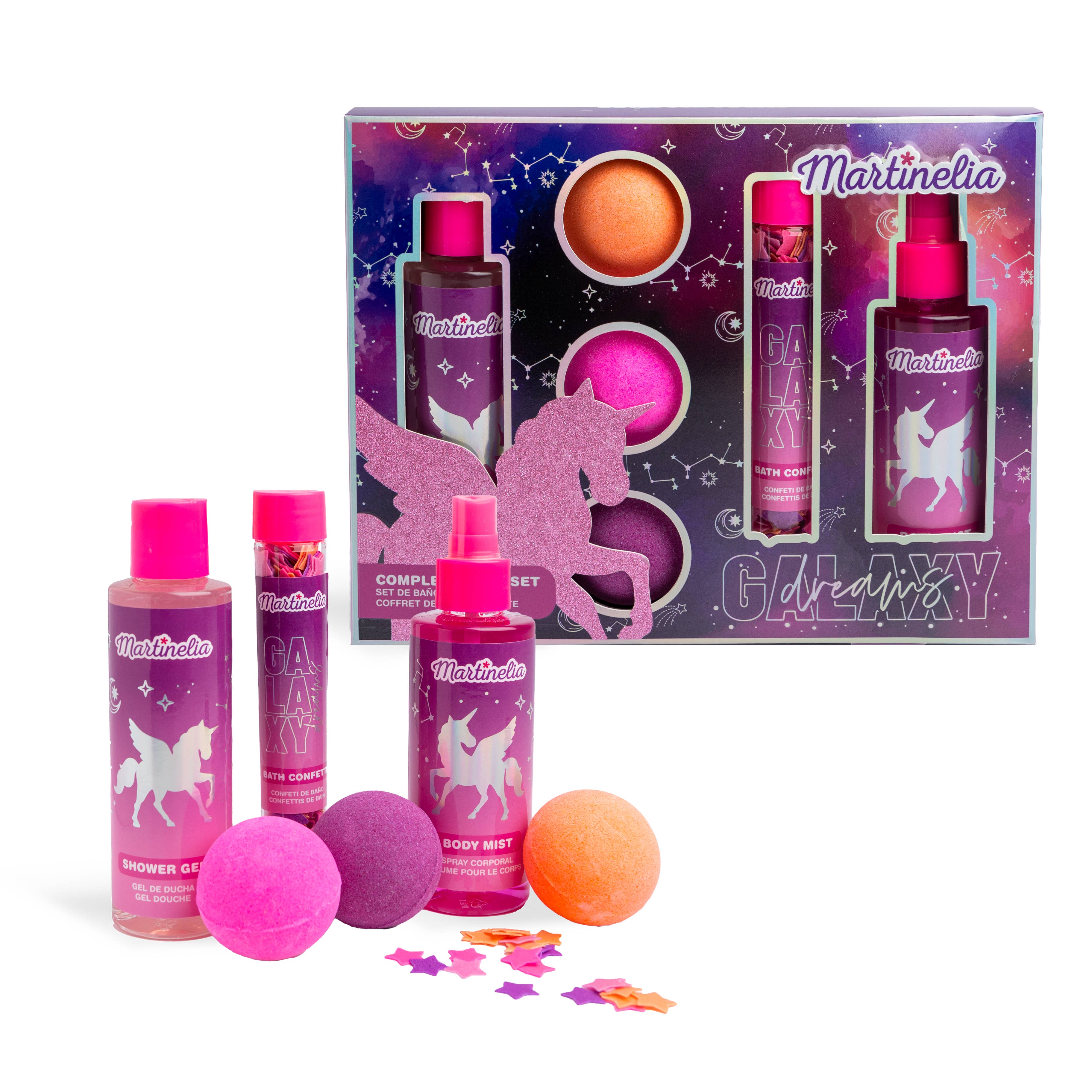 Aquarius Cosmetic SLU - Vendita all'ingrosso Kit per trucco - Bambini - MARTINELIA GALAXY DREAMS DELIZIA DA BAGNO COSMICA2