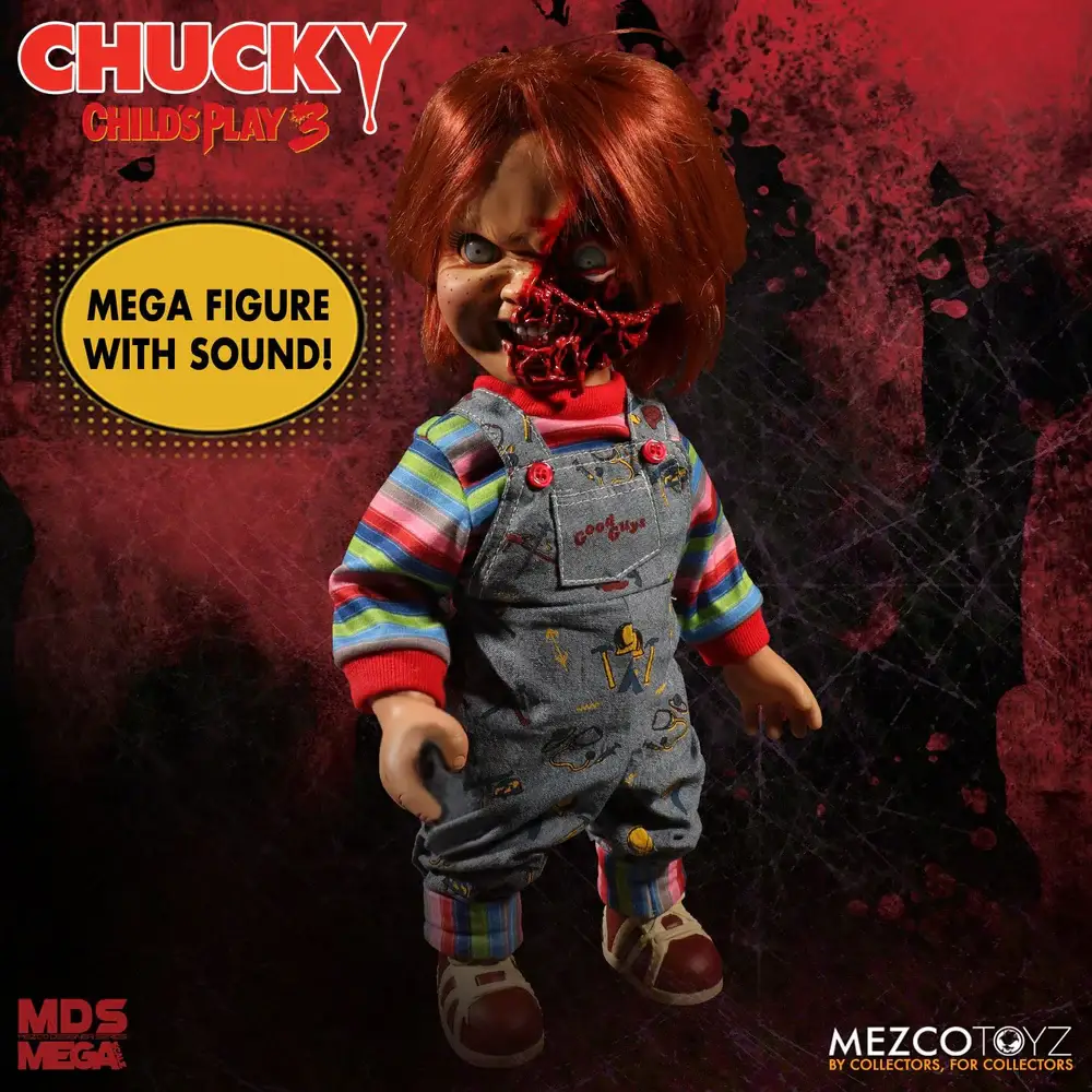 Close Up GmbH – wholesale Docka - Barn – Child's Play Chucky-dukke 38 cm med talande pizzaface1