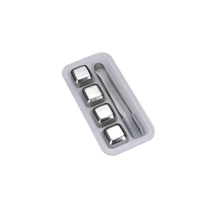TsukiGlass – wholesale Drink chilling cubes – STAINLESS STEEL WHISKY STONES