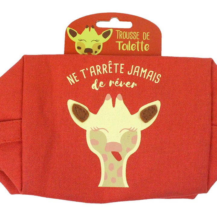 FRENCH TENDANCE – Engroshandel Toilettaske - Unisex – Børne toilettaske - Model GIRAFE1