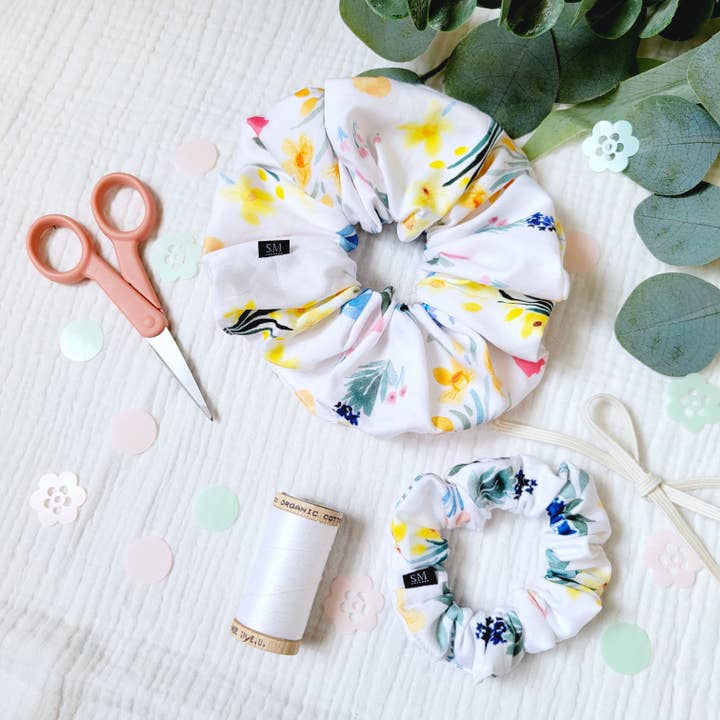 Claire Organic Scrunchies for wholesale by Simple Moon Co.