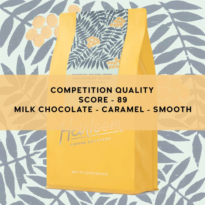 Heirloom Coffee Roasters - Wholesale Coffee Beans - Goldenrod Blend ROCâ„¢ Certified Regenerative Coffee