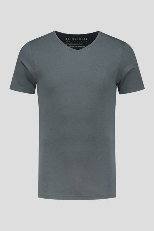 Nooboo - Wholesale Knit Top - Men's - Luxury Bamboo V neck T-shirt 5