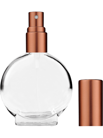 Best Bottles - Wholesale Perfume/Eau de Toilette - Clear Circle Glass Bottle - 15ml (Multiple Spray Colors)7