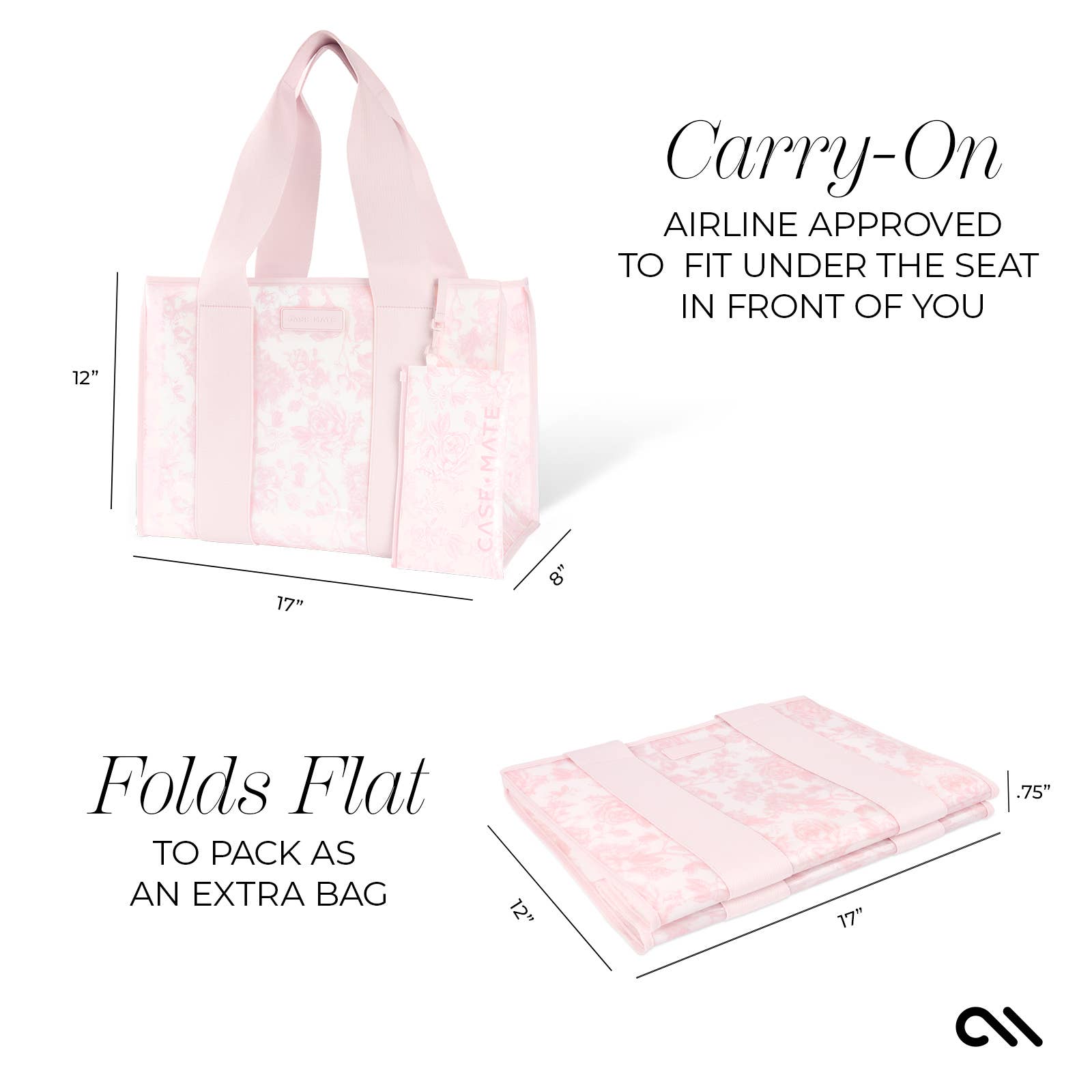 Case-Mate - Wholesale Tote Bag - Women's - Case-Mate Ballet Pink Afternoon Rosé Jelly Tote Bag6