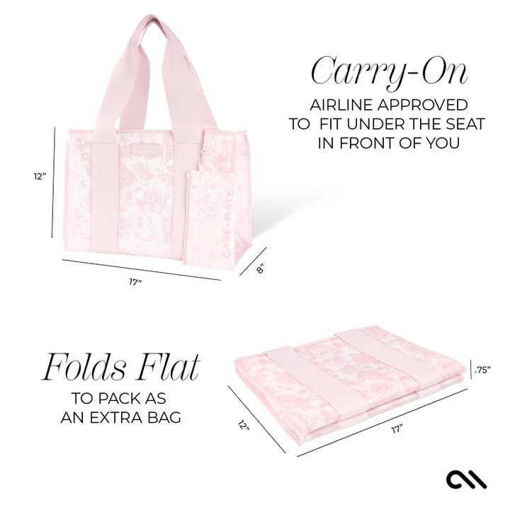 Case-Mate - Wholesale Tote Bag - Women's - Case-Mate Ballet Pink Afternoon Rosé Jelly Tote Bag6