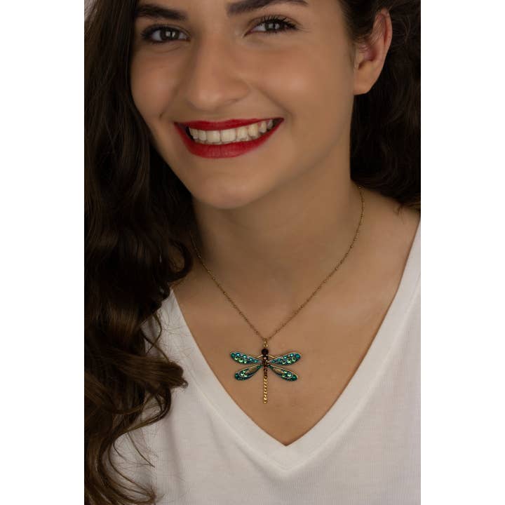Neve Crystal Dragonfly Necklace Neve Crystal Dragonfly Necklace