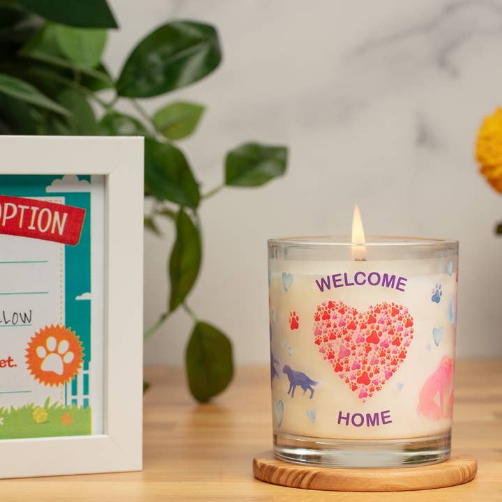Pet House by One Fur All - Wholesale Jar/Filled Candle - Welcome Home Pet Candle 9 oz