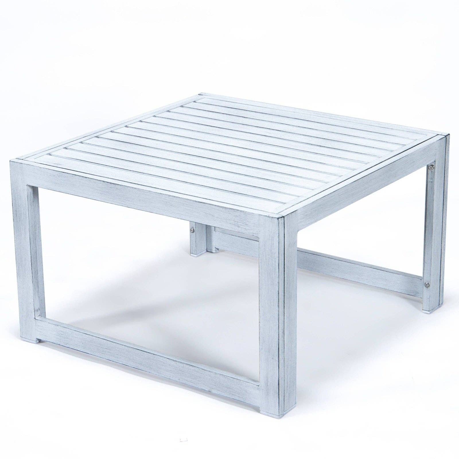 LeisureMod - Wholesale Patio Table - Chelsea Aluminum Patio Coffee Table0