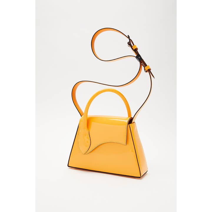 Biagini - Wholesale Top Handle Bag - Women's - Sofia Albicocca Leather Handbag1