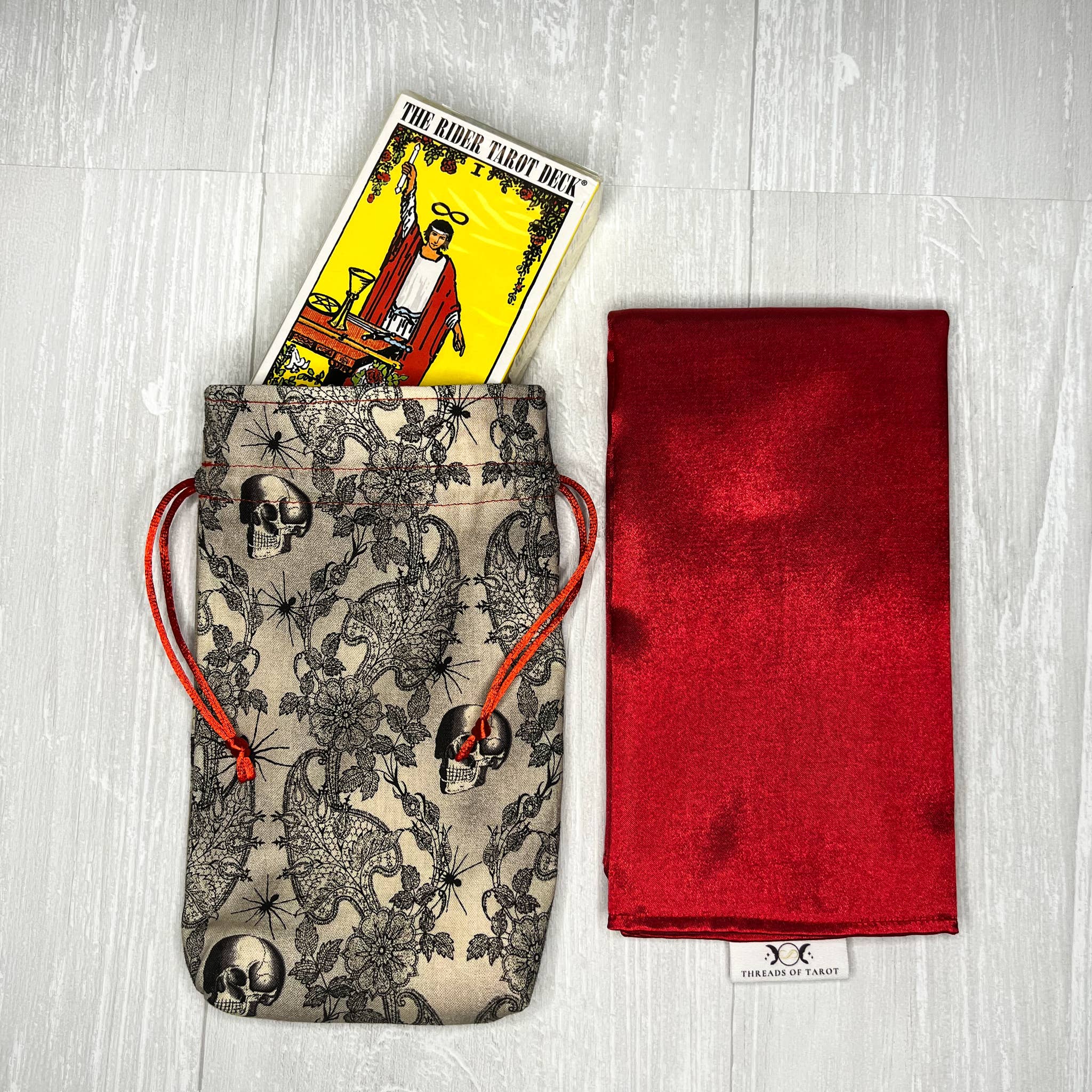 Threads of Tarot - Wholesale Tarot Cards - Tarot Gift Set: Deck, Bag, & Cloth For Birthday or Christmas2