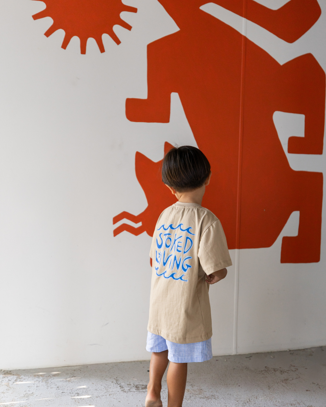 SAND N SALT KIDS - Wholesale Shorts - Kids - Coastal Stripe Linen Shorts2