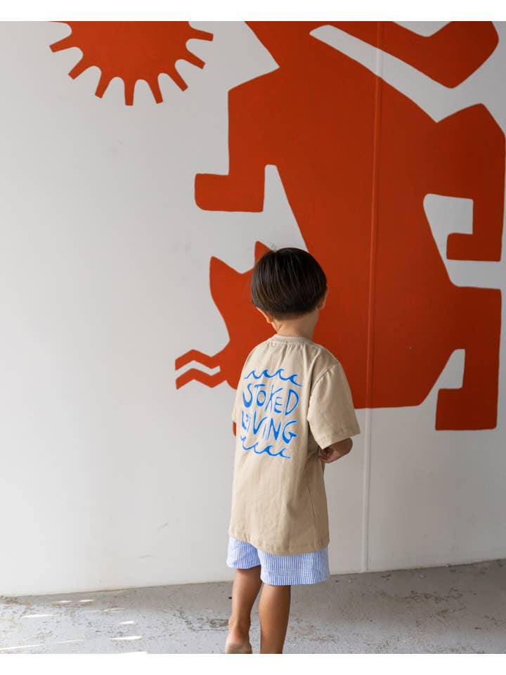 SAND N SALT KIDS - Wholesale Shorts - Kids - Coastal Stripe Linen Shorts2