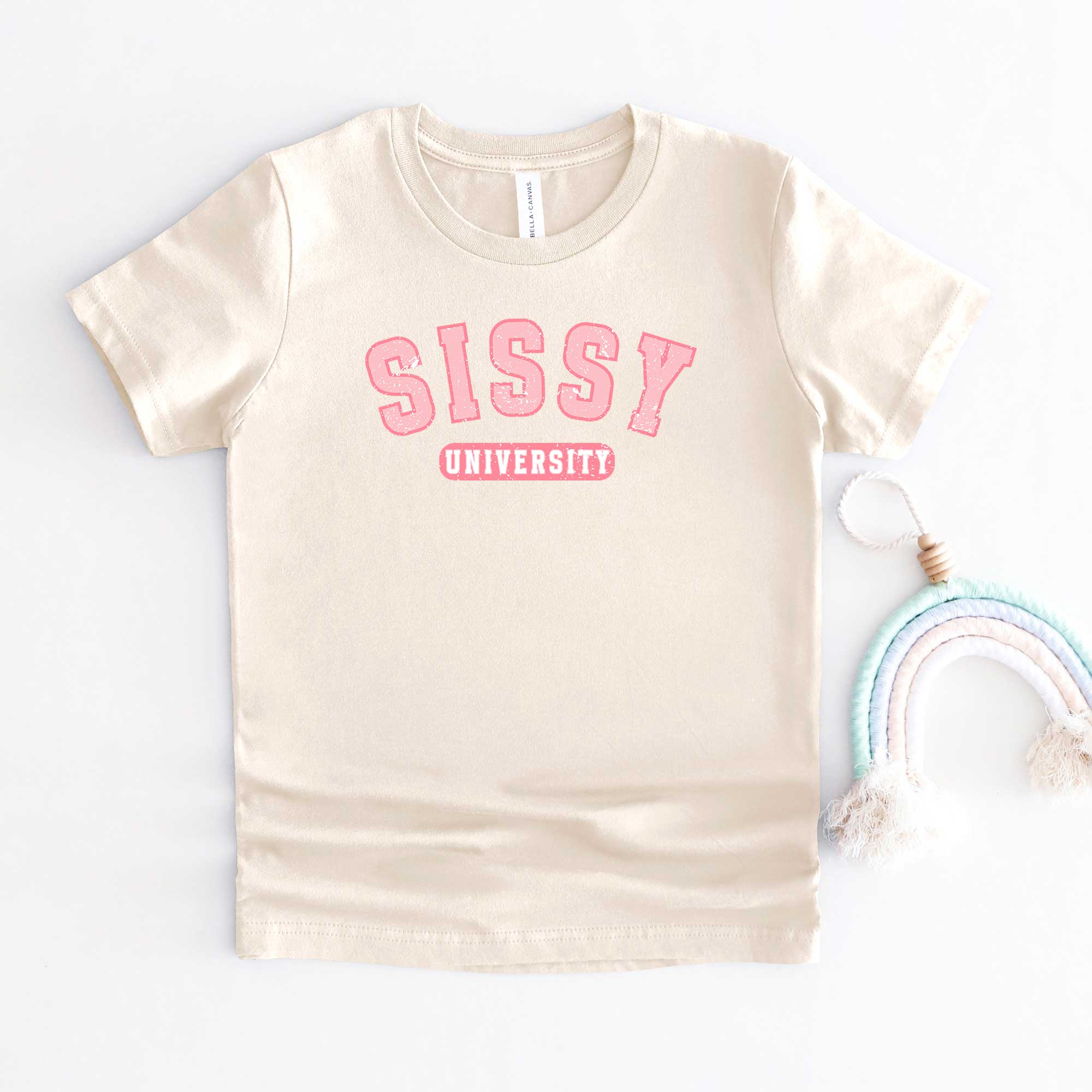 The Juniper Shop Wholesale - Wholesale Screen Printed T-Shirt - Kids - Sissy University | Toddler Short Sleeve Crew Neck2