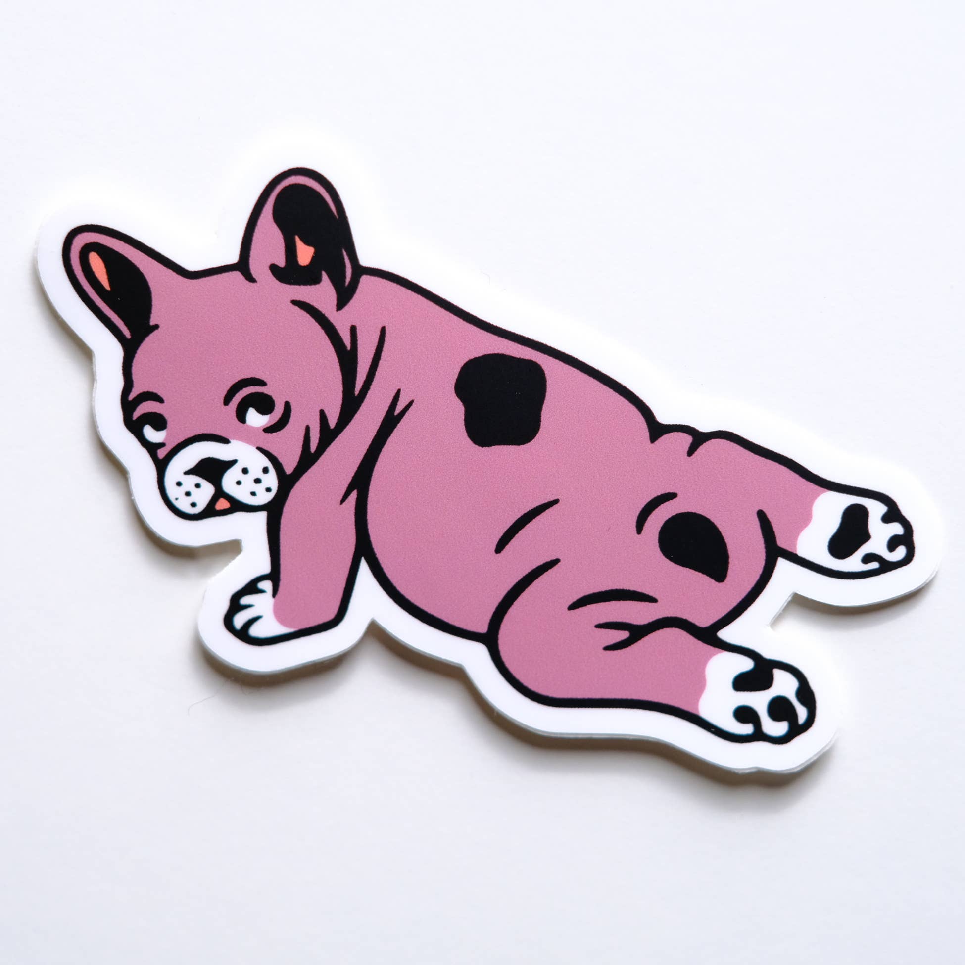 Vortex Souvenir - Wholesale Sticker - Purple Frenchie Doggo Dog Sticker1