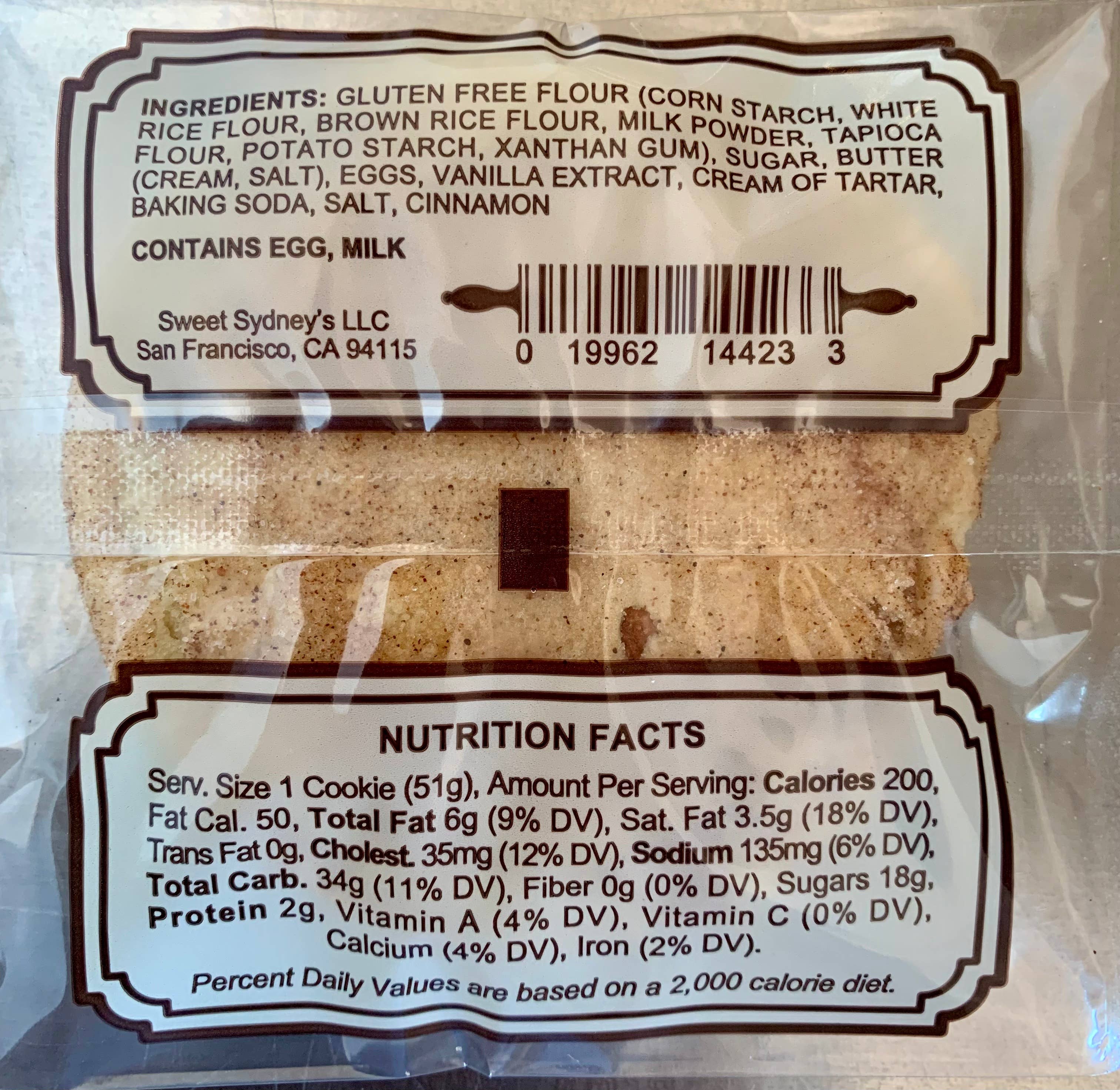 Sweet Sydney's - Wholesale Cookie - Extraordinary Gluten Free Cookie - Variety 15 Pack10