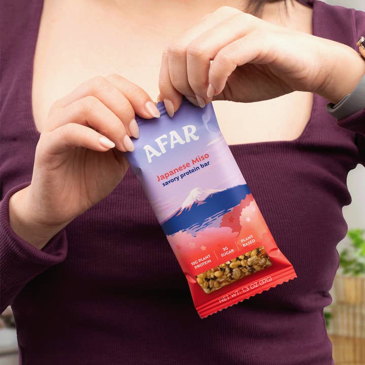 Afar Foods - Wholesale Snack Bar - Savory Protein Bar - Japanese Miso Flavor5