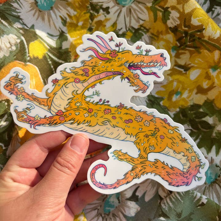 Natalie Andrewson - Wholesale Sticker - Spring Dragon Large Sticker3