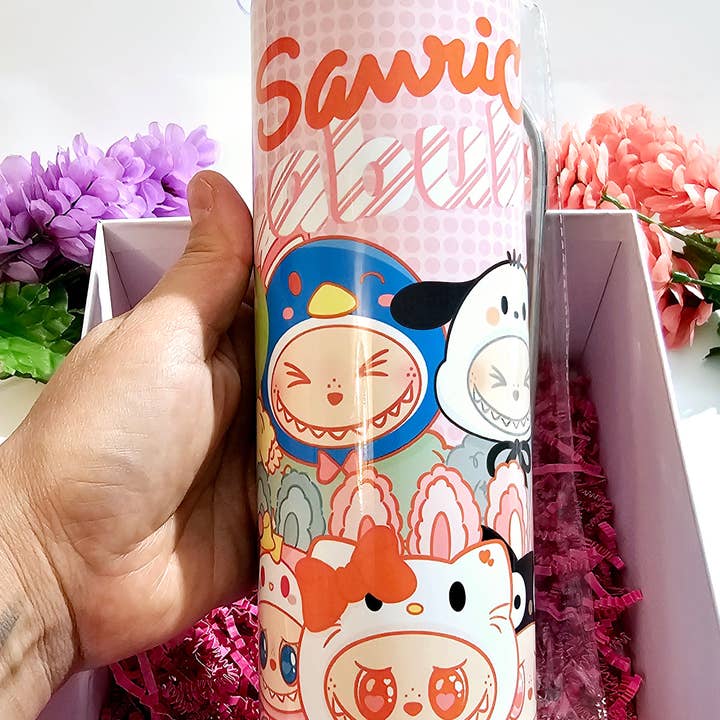 Sanrio Labubu 20oz Stainless Steel Tumbler for wholesale by Jennyray illustrations