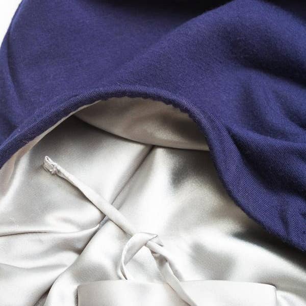 Navy Adjustable Slap | Satin-Lined Cap for wholesale on Faire