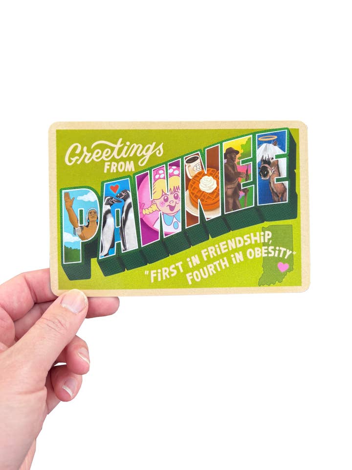 Hälsningar från Pawnee | Vykort 4x6 för wholesale av Jillian Kaye Art