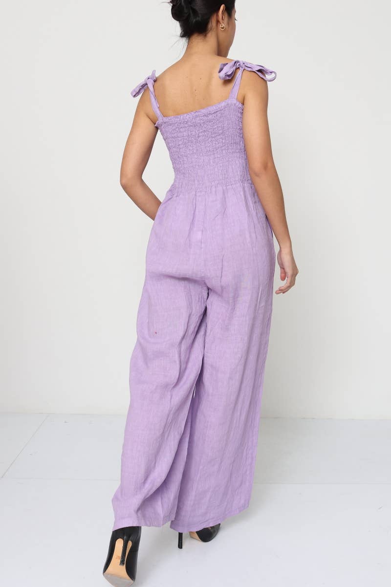 LÉA & LUC – wholesale Jumpsuit - Dam – Jumpsuit i 100 % linne REF. 1939011