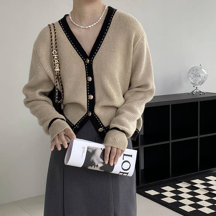 Marayn - Wholesale Cardigan – Women’s - Korean Knit Cozy Chic and Slimming9