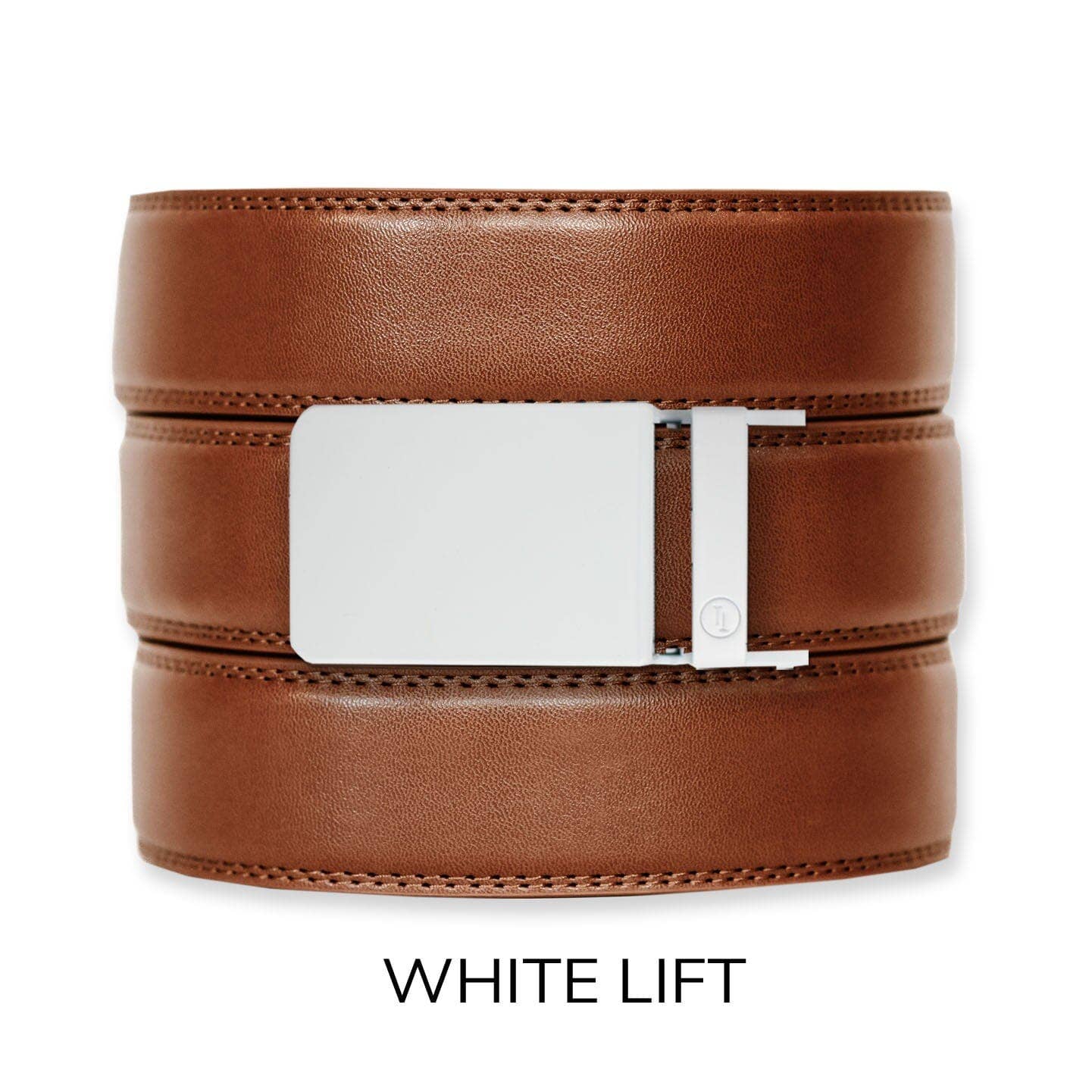 Tough Apparel - Wholesale Belt - Men's - Cognac Leather Ratchet Belt & Buckle Set3