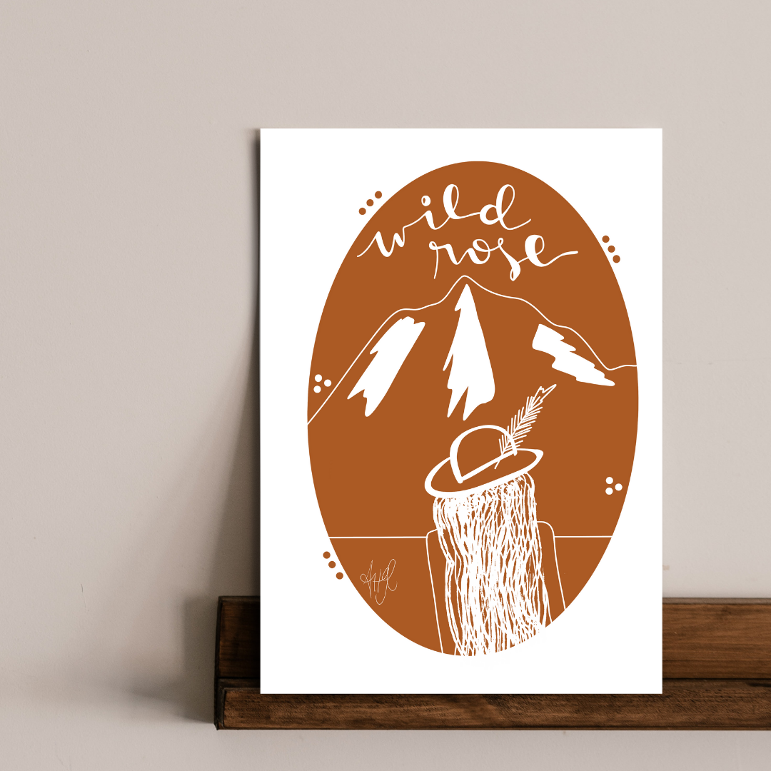 In Anya’s Studio - Wholesale Art Print - Print | Wild Rose | Cowgirl1