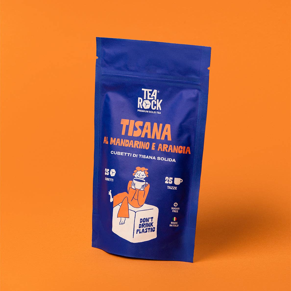 Tea Rock - Wholesale Health/Detox Tea - Tangerine & Orange Herbal Tea Cubes1