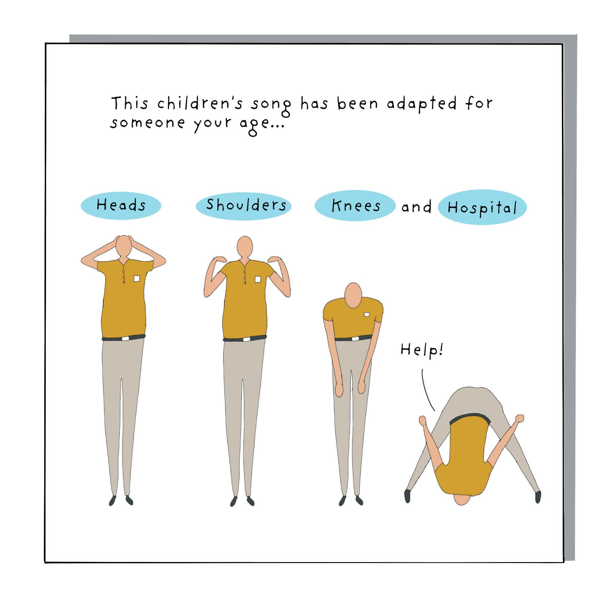 Not at all Jack - Wholesale Everyday Greeting Card - Hospital Greeting card0